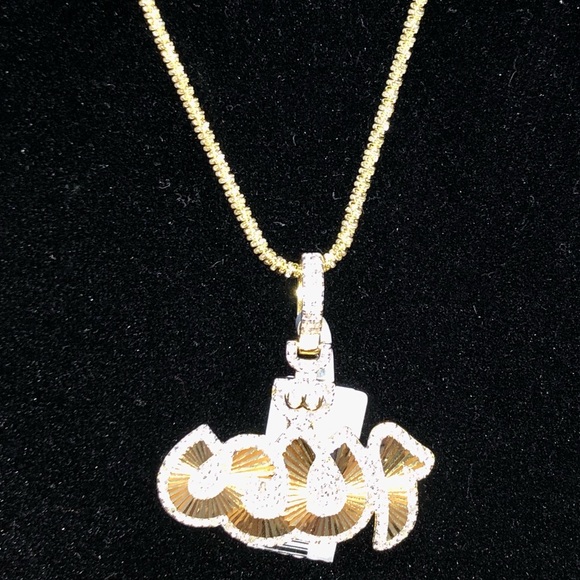 Real Diamond Allah Pendant charm custom made .79ct appraisal included BEST GIFT! - Picture 5 of 8